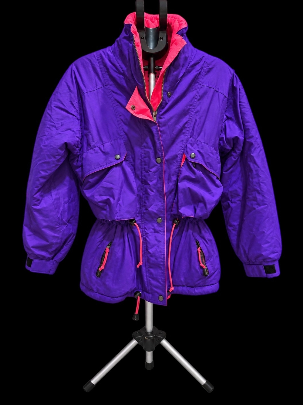 REI Women's Purple Ski Jacket with Pink Accents